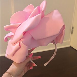 Pink Rose Headband